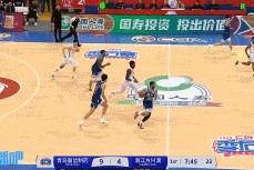 j9九游真人游戏第一平台主场作战！米奇勾手打中 青岛率先发力开局11-4打停广厦